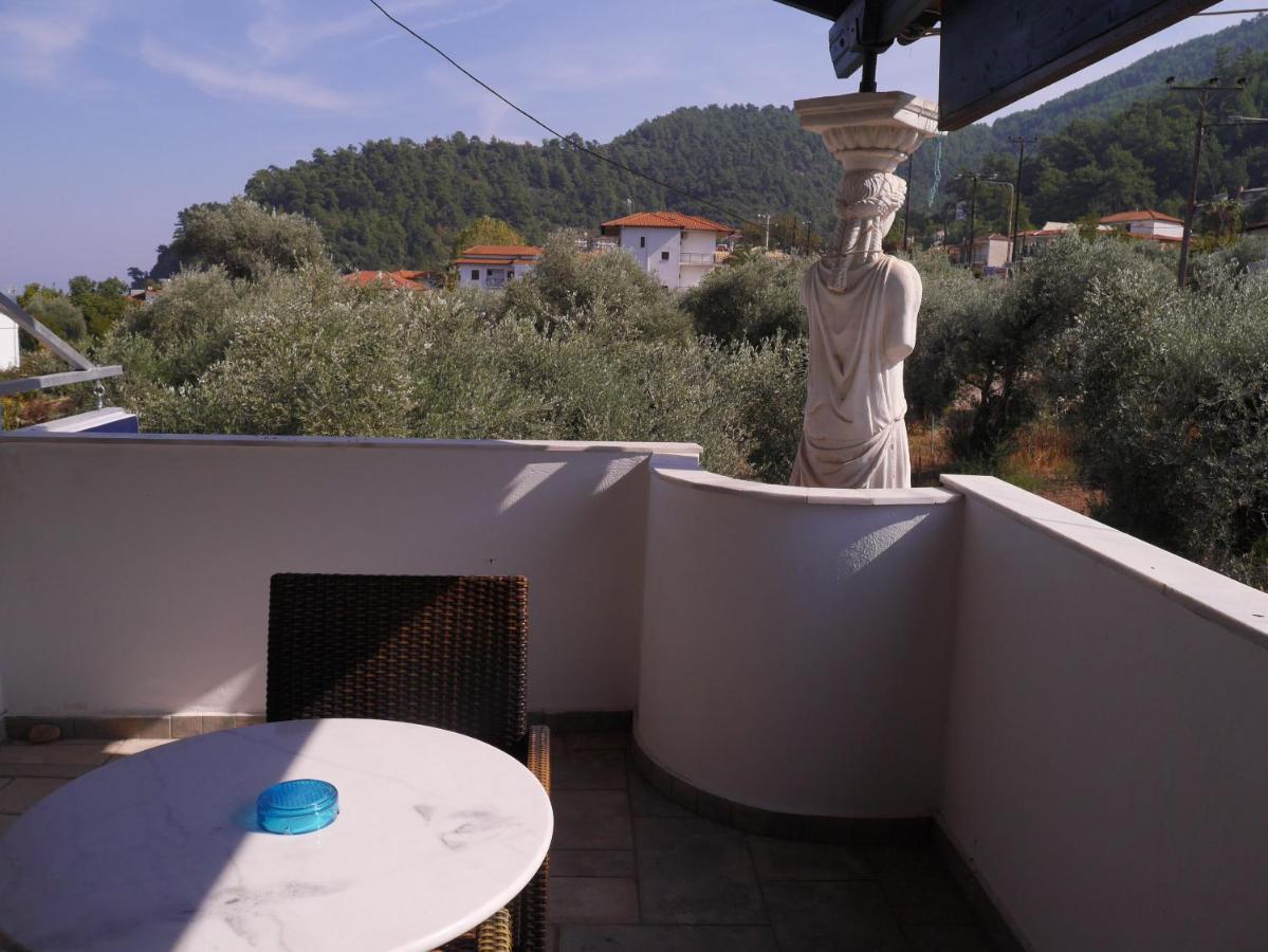Blue Sky Apartments Skala Potamia  Dış mekan fotoğraf